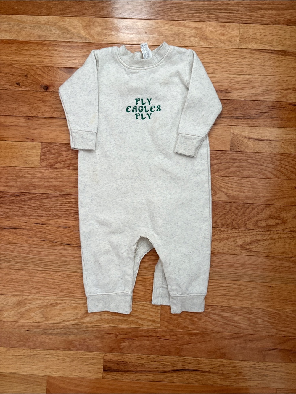 12 Month fly eagles fly onesie